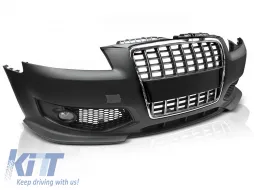 image-34-PAR-CHOC AVANT SPORT CHROME NOIR adapté pour AUDI A3 06.05-04.08