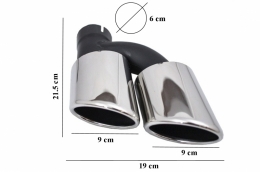 Parachoque Difusor Consejos silenciador para Audi A6 4G Facelift 15-18 Diseño S6-image-6033958