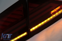 Parachoque Difusor Escape Consejos Luces Traseras para AUDI A7 4G 10-14 RS7 Look-image-6049190