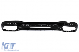 Parachoque Difusor Puntas Esmeralda Para Mercedes S W222 Facelift 07.17-08.20 S63 Look-image-6093137