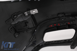 Parachoque Difusor Puntas Esmeralda Para Mercedes S W222 Facelift 07.17-08.20 S63 Look-image-6093141