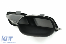 Parachoque Difusor Puntas Esmeralda Para Mercedes S W222 Facelift 07.17-08.20 S63 Look-image-6093159