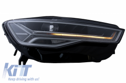 Parachoque para AUDI A6 C7 4G 2011-2018 RS6 Matrix Look LED Faros Dynamic Luces-image-6052749