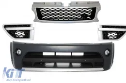 image-44-Parachoque para Sport 2009-2013 L320 Autobiography Look Rejas Gris Plata