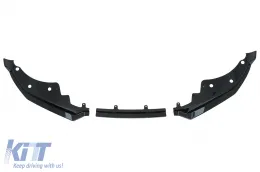 Parachoque Spoiler Labio para BMW 4 G22 Coupe G23 Cabrio G26 Gran Coupe 2020+ Negro brillante-image-6100556