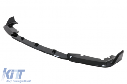 Parachoques Aero Body Kit Labio Divisores para BMW F95 X5M Competition 2018+ Negro Brillante-image-6094378