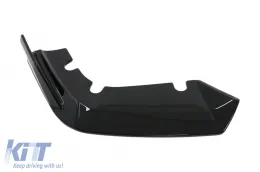 Parachoques Aero Body Kit Labio Divisores para BMW F95 X5M Competition 2018+ Negro Brillante-image-6094381