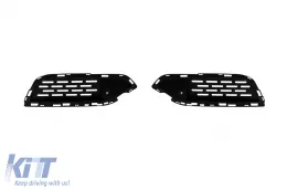 Parachoques delantero A Design adecuado para Mercedes CLS W218 2015-2018 con parrilla GT cromada/negra y elementos lacados en negro-image-6138169
