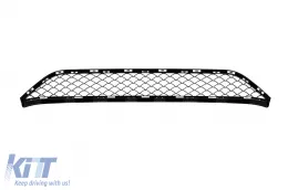 Parachoques delantero A Design adecuado para Mercedes CLS W218 2015-2018 con parrilla GT cromada/negra y elementos lacados en negro-image-6138170