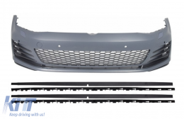 image-43-Parachoques delantero con Faldones laterales Para VW Golf VII 7 Hatchback 2013-2017 GTI Look