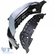 Parachoques delantero de aspecto deportivo con molduras adecuado para Mercedes CLA C118 desde 19-image-6198360