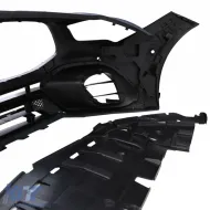 Parachoques delantero de aspecto deportivo con molduras adecuado para Mercedes CLA C118 desde 19-image-6198361