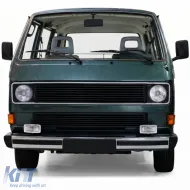 Parachoques delantero de cromo de 1,8 mm de alta calidad adecuado para VW T3 79-92-image-6194390