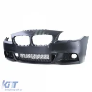 Parachoques delantero deportivo con luces antiniebla adecuado para BMW Serie 5 F10 F11 10-13-image-6276623