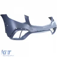 Parachoques delantero deportivo con rejilla adecuado para Mercedes GLC SUV X253 15-19-image-6264107