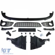 Parachoques delantero deportivo + labio de spoiler adecuado para BMW Serie 3 F30 F31 F80 11-19-image-6198374