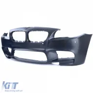 Parachoques delantero deportivo + rejilla + cubiertas adecuadas para BMW Serie 5 F10 F11 10-13-image-6201171