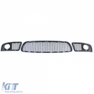 Parachoques delantero deportivo + rejilla + cubiertas adecuadas para BMW Serie 5 F10 F11 10-13-image-6201181