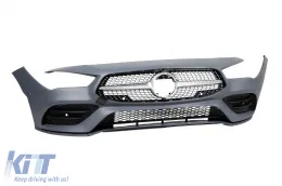 Parachoques delantero Design Line A adecuado para Mercedes CLA C118 después de 2019-image-6237329
