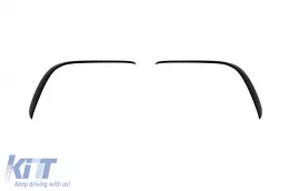 Parachoques delantero diseño A adecuado para Mercedes GLS X166 2015-2019, con elementos de laca negra-image-6138743