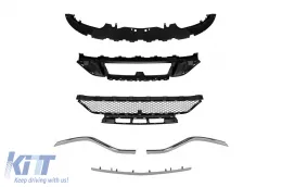 Parachoques delantero diseño A adecuado para Mercedes GLS X166 2015-2019-image-6148471