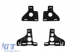 Parachoques delantero estilo facelift GLE53 adecuado para Mercedes GLE W167, GLE Coupe C167 2018-2023, después de 2024, con parrilla GT cromada/negra-image-6138972