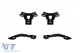 Parachoques delantero estilo facelift GLE53 adecuado para Mercedes GLE W167, GLE Coupe C167 2018-2023, después de 2024, con parrilla GT cromada/negra-image-6138973