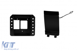 Parachoques delantero estilo facelift GLE53 adecuado para Mercedes GLE W167, GLE Coupe C167 2018-2023, después de 2024, con parrilla GT cromada/negra-image-6138974