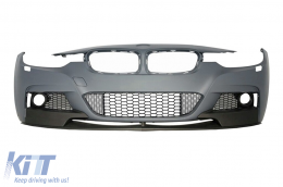 Parachoques delantero Faros antiniebla spoiler para BMW Serie 3 F30 F31 2011+ M Sport Look-image-6019100