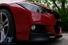 Parachoques delantero Faros antiniebla spoiler para BMW Serie 3 F30 F31 2011+ M Sport Look-image-6072485