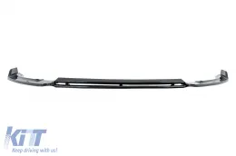 image-64-Parachoques delantero Labio Extensión alerón para VW Polo AW MK6 2018+ Negro brillante Y rojo