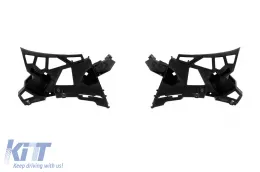 Parachoques delantero línea A adecuado para Mercedes GLE Coupe C292 2015-2019 con parrilla de diamante cromada/negra-image-6237370