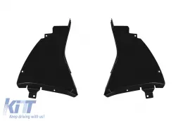 Parachoques delantero M Technik adecuado para BMW Serie 5 F10 sedán, F11 touring 2010-2013 con PDC, con limpiaparabrisas, sin luces antiniebla-image-6162827