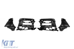 Parachoques delantero M Technik adecuado para BMW Serie 5 G30 sedán, G31 touring 2017-2019 con PDC, con limpiaparabrisas, con rejilla para ACC, sin luces diurnas-image-6143618