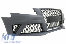 Parachoques delantero para AUDI A4 B8 Pre-Facelift 2008-2011 Rejilla RS4 Design--image-6029452