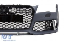 Parachoques delantero para AUDI A7 4G Pre-lifting 10-14 RS7 Diseño con rejilla--image-6041107