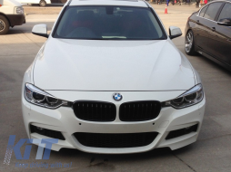 Parachoques delantero Para BMW 3 F30 F31 2011-2019 M-Technik Look sin Faros antiniebla-image-6019099