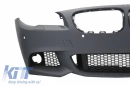 Parachoques Delantero para BMW F10 5 Serie 11-14 Parachoques Trasero M-Technik Look-image-6026329
