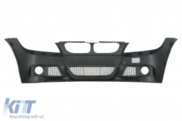Parachoques delantero para BMW Serie 3 E90 Sedan E91 Touring LCI 2008-2011 M-Technik Look-image-6064379