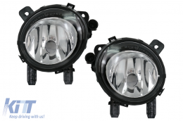 Parachoques delantero para BMW Serie 3 F30 F31 2011-2019 M-Technik Look Con Faros antiniebla-image-6090447