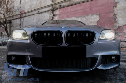 Parachoques delantero para BMW Serie 5 F10 F11 11-14 Faros antiniebla M-Technik Design-image-6019298