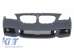 image-2-Parachoques delantero para BMW Serie 5 F10 F11 11-14 Faros antiniebla M-Technik Design