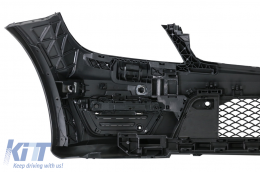 Parachoques delantero para Mercedes C W204 12-14 C63 Facelift Look DECTANE Faros DRL-image-5998019