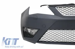 Parachoques Delantero para Seat Ibiza 6J5 13-15 FR Look Rejas Faros Antiniebla-image-6048291