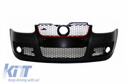 image-12-Parachoques delantero para VW Golf 5 V Mk5 03-07 Jetta 05-10 GTI Look Reja nido abeja