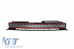 Parachoques delantero para VW Golf VI Golf 6 2008-2013 Grille GTI Look sin PDC--image-6020361