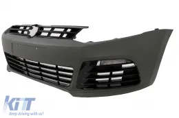 Parachoques delantero para VW Polo 6R 6C 03.2009-09.2017 R20 Look LED DRL-image-6058522