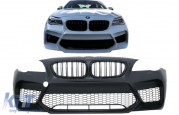Parachoques delantero & rejillas para BMW Serie 5 F10 F11 2011-2017 G30 M5 Look Sin PDC-image-6093527