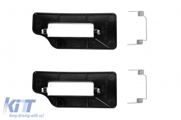 Parachoques delantero tipo A Design 63 adecuado para Mercedes CLS C218 2011-2015 con parrilla GT cromada/negra y elementos lacados en negro-image-6138412