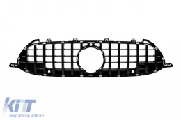 Parachoques delantero tipo A Design GT63 con parrilla de laca negra tipo GT adecuada para Mercedes A Design GT Coupé de 4 puertas después de 2019-image-6265857